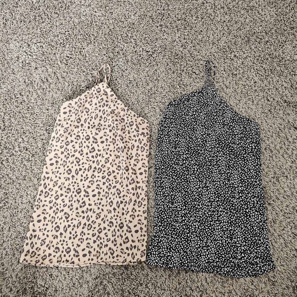 Leopard Tank Tops 2 Pack